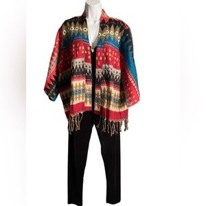 NWT    M/L.  CUDDLY CARDIGAN by Sacred Threads. CL/GR.    221945